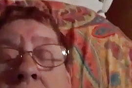 My American Granny Shows Me Her Tits And Pussy