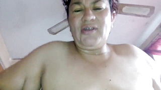 50YO MATURE MEXICAN WOMAN WITH YOUNG GUY